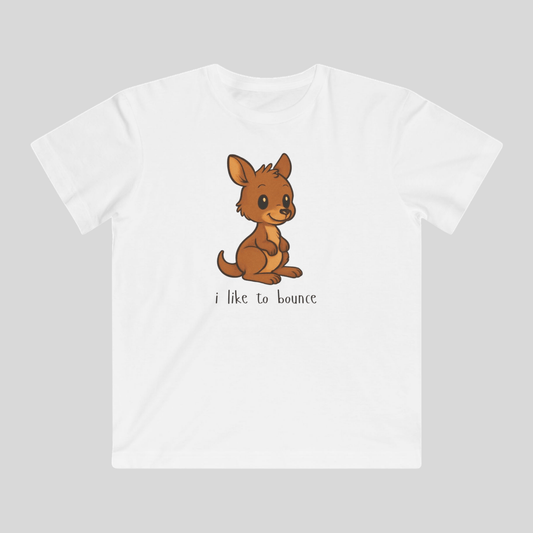 I like to Bounce - Australian Kids T-shirt - Kids clothes - active kids - aussie themed - australian wildlife