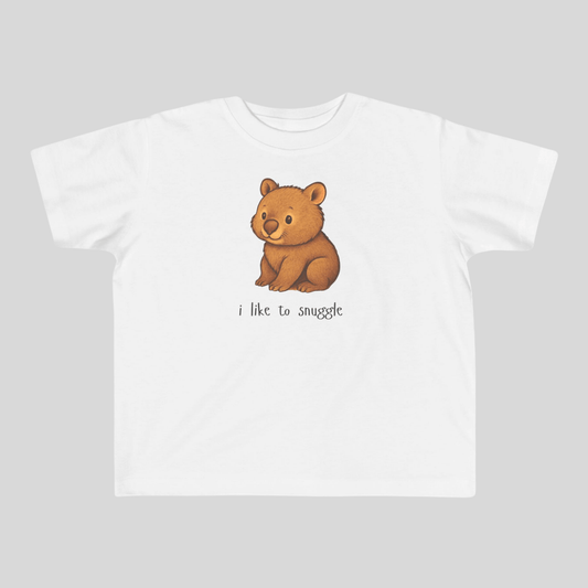 I like to snuggle - Australian Toddler T-shirt - Kids clothes - aunt uncle gifts - aussie themed - australian baby