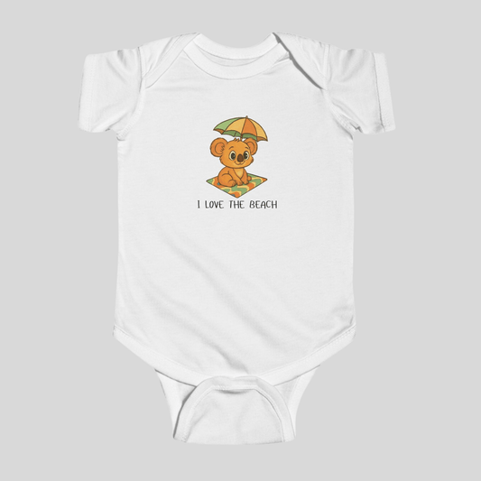 I love the beach - Australian Baby Bodysuit - Kids clothes - aunt uncle gift - australian baby - baby