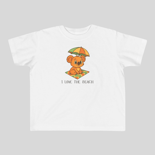 I love the Beach - Australian Toddler T-shirt - Kids clothes - aunt uncle gifts - aussie themed - australian baby