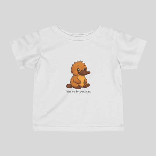 Take Me to Grandma's - Australian Baby T-Shirt (personalisable) - Designs for Aussie Babys - Baby T-shirt