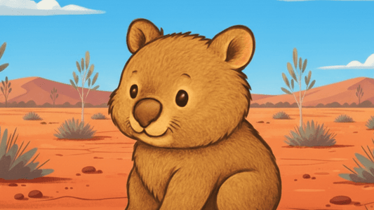 Meet Wally the Wombat - lover of cuddles and cookies! - Designs for Aussie Babys
