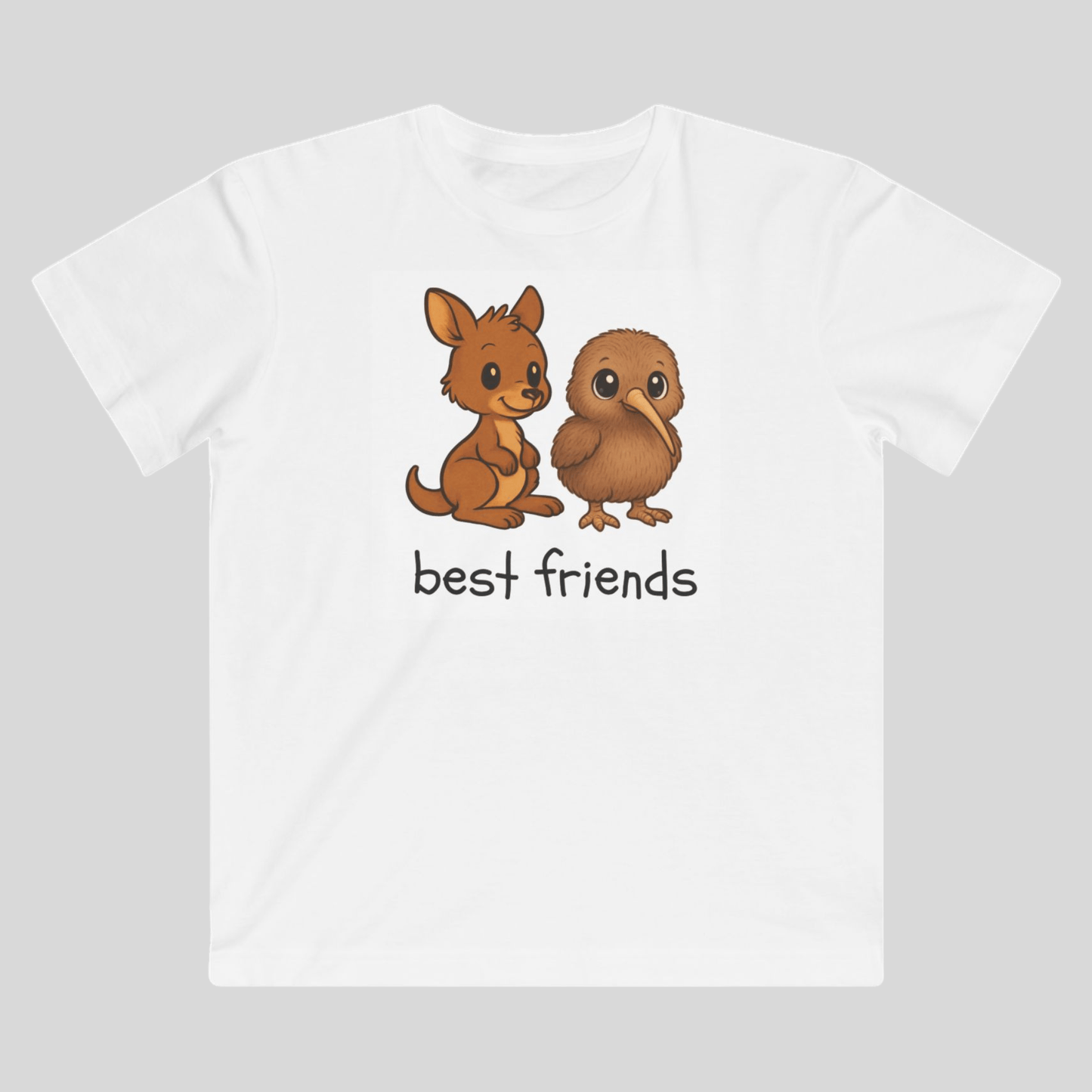 Best Friends - Australian and New Zealand - Kids T-Shirt - Kids clothes - aunt uncle gifts - aussie kiwi - wildlife