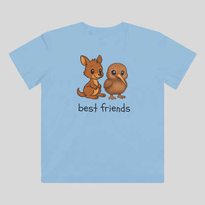 Best Friends - Australian and New Zealand - Kids T-Shirt - Kids clothes - aunt uncle gifts - aussie kiwi -  wildlife