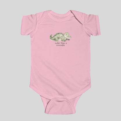 Cuter than a crocodile - Australian Baby Bodysuit - Kids clothes - aunt uncle gifts - aussie baby - australian baby