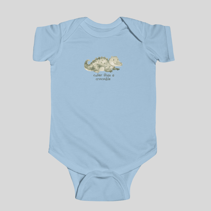 Cuter than a crocodile - Australian Baby Bodysuit - Kids clothes - aunt uncle gifts - aussie baby - australian baby