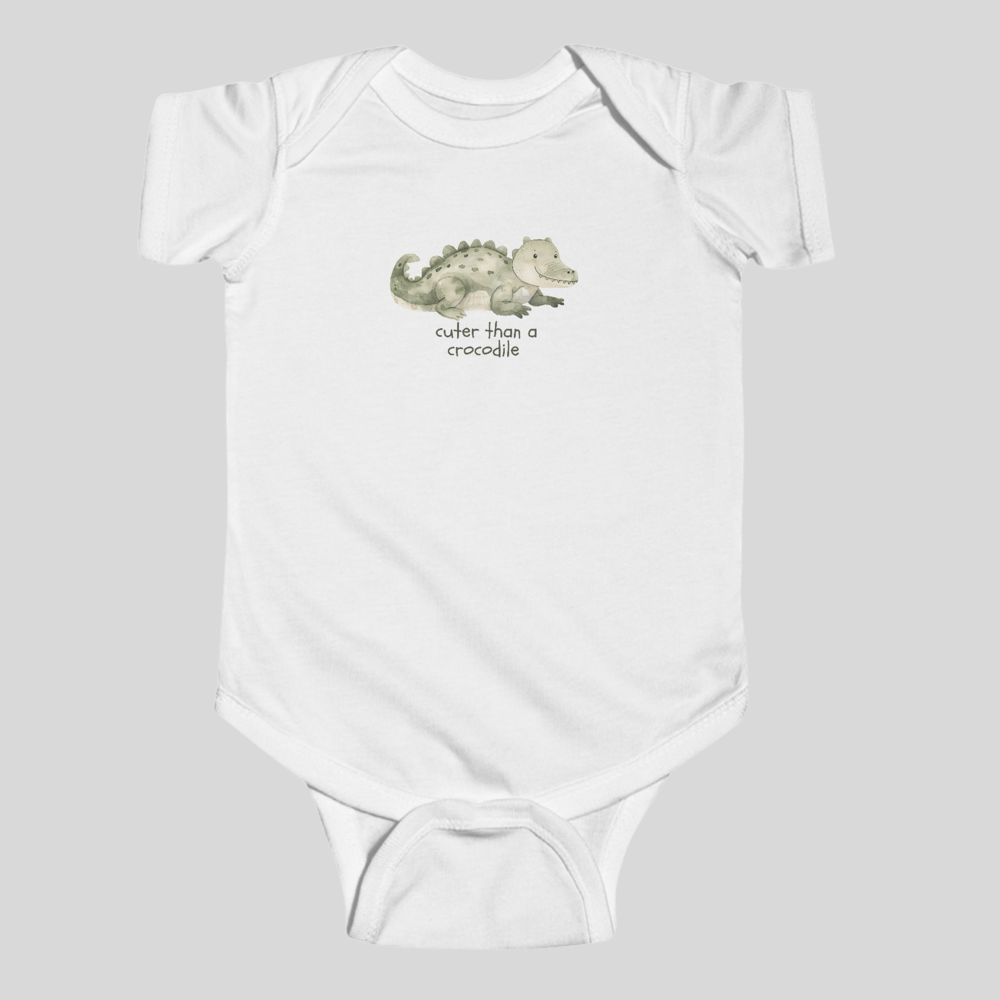 Cuter than a crocodile - Australian Baby Bodysuit - Kids clothes - aunt uncle gifts - aussie baby - australian baby