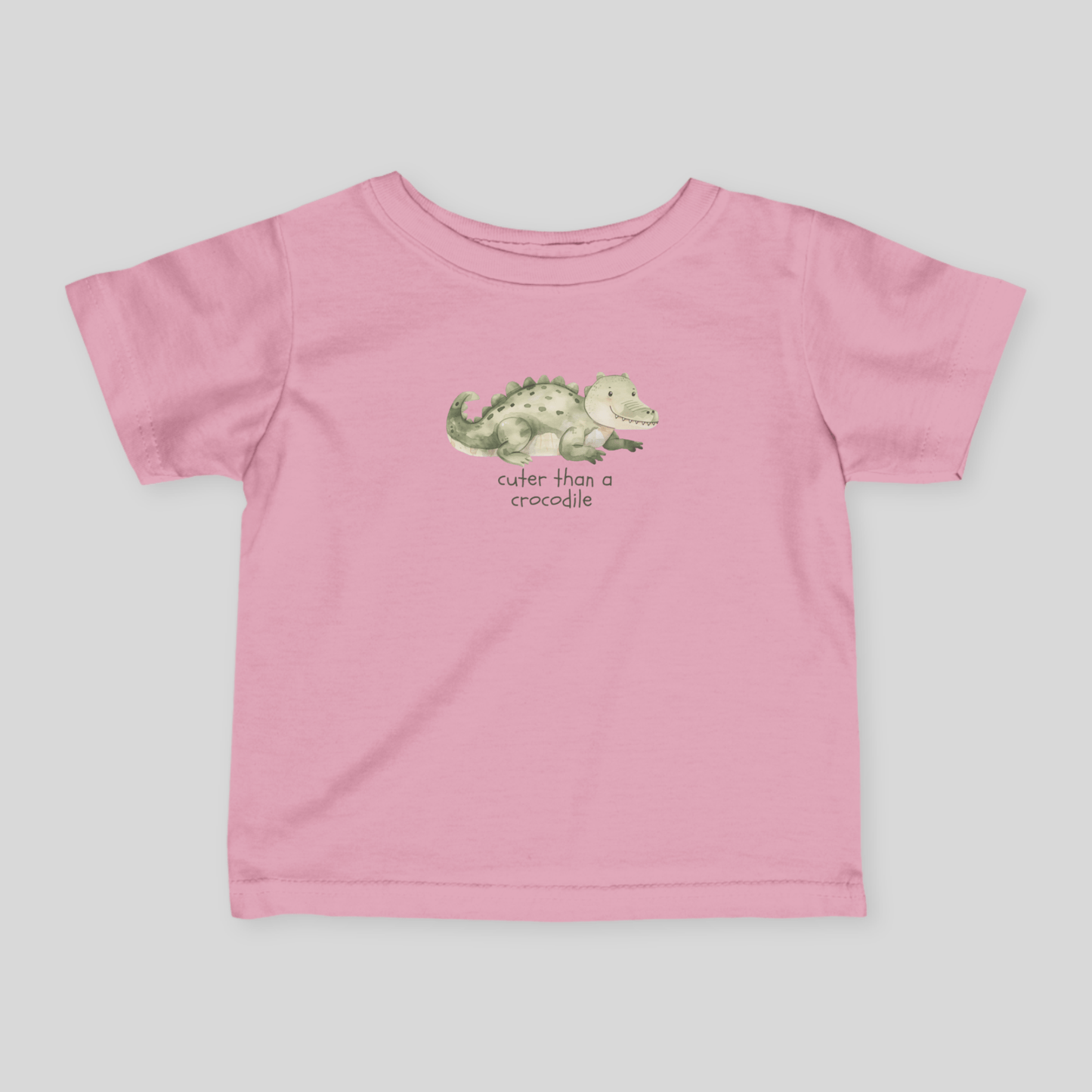 Cuter than a Crocodile - Australian Baby T-shirt - Baby T-shirt - adorable baby - aussie baby - australian baby