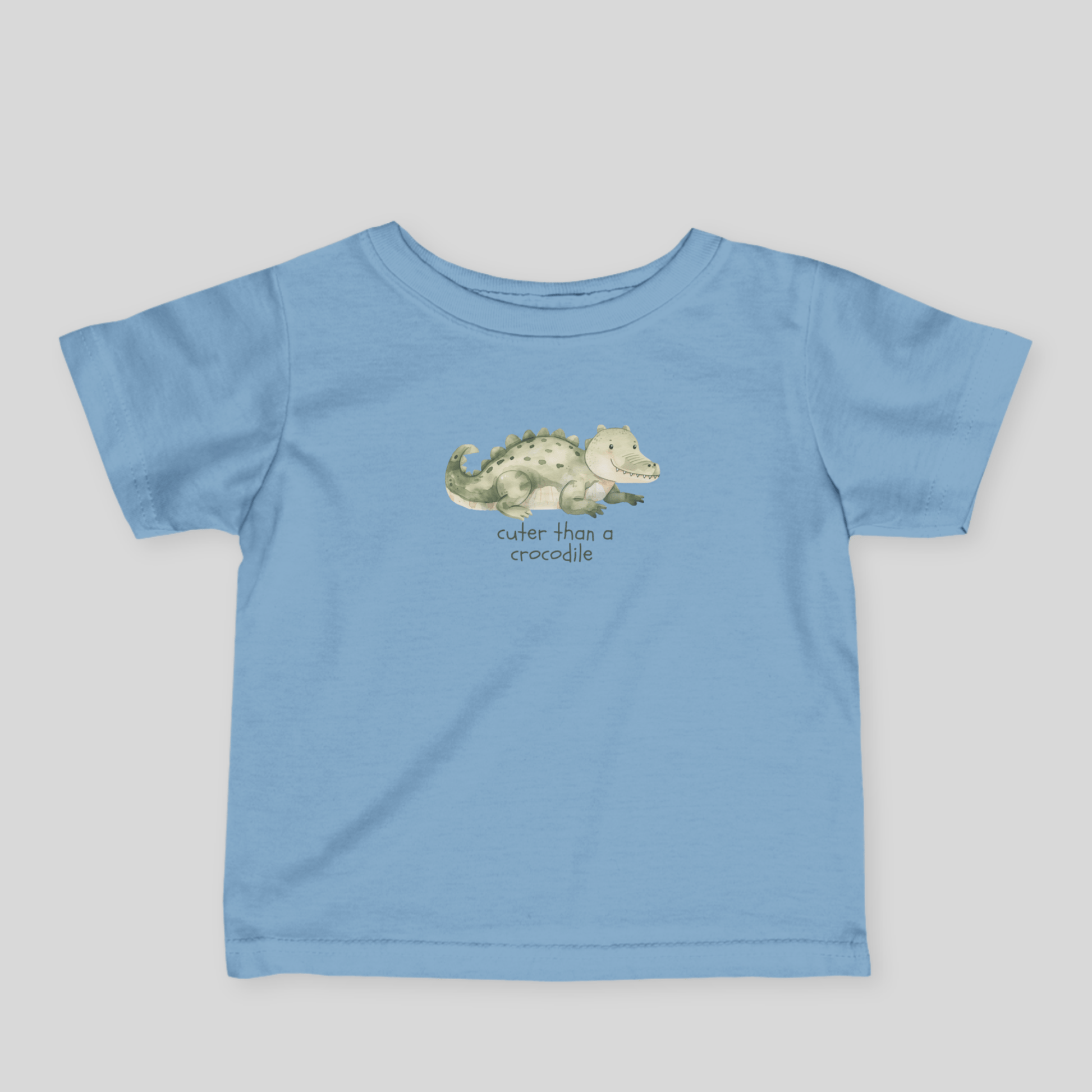 Cuter than a Crocodile - Australian Baby T-shirt - Baby T-shirt - adorable baby - aussie baby - australian baby