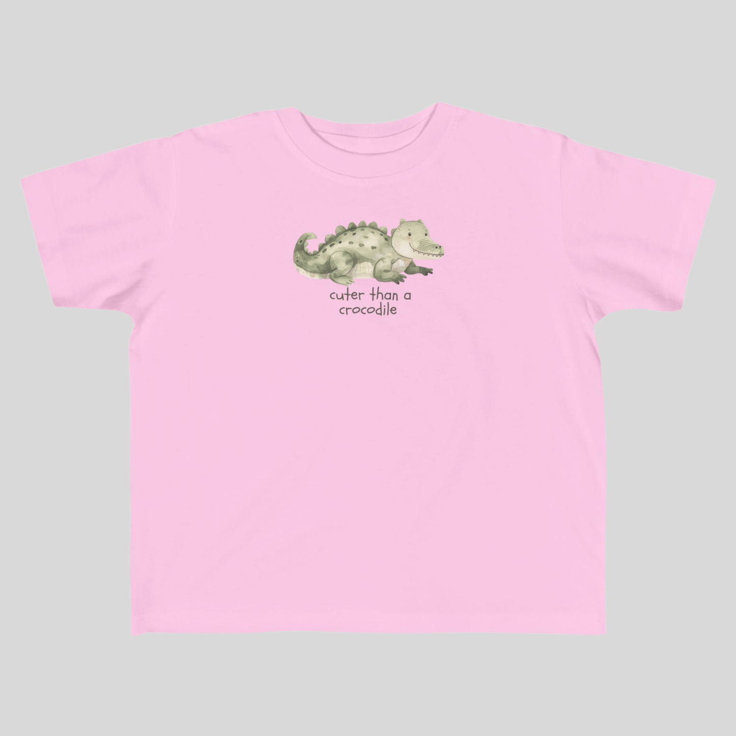 Cuter than a Crocodile Toddler T-shirt - Kids clothes - aunt uncle gift - aussie toddler clothes - australian animal
