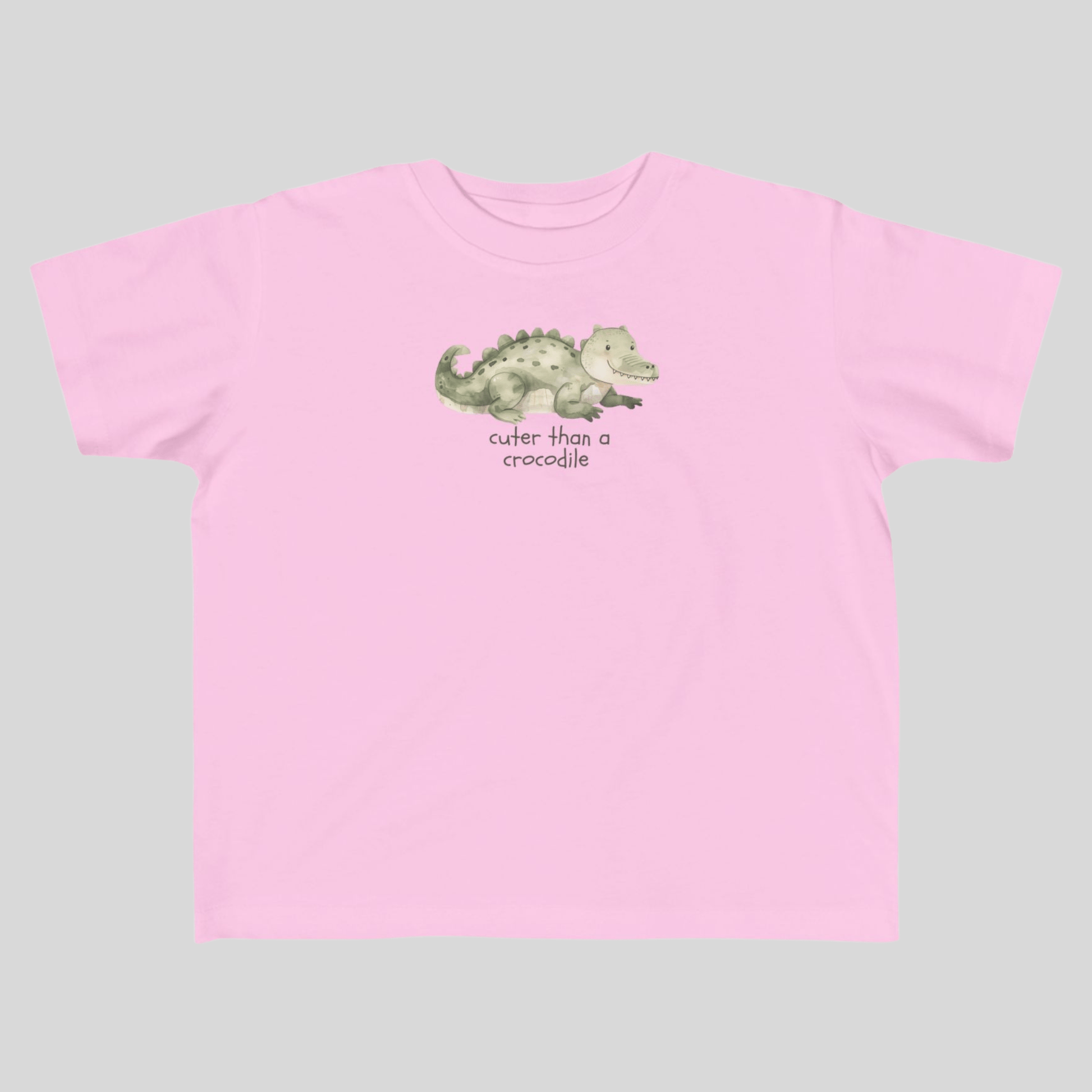 Cuter than a Crocodile Toddler T-shirt - Kids clothes - aunt uncle gift - aussie toddler clothes - australian animal
