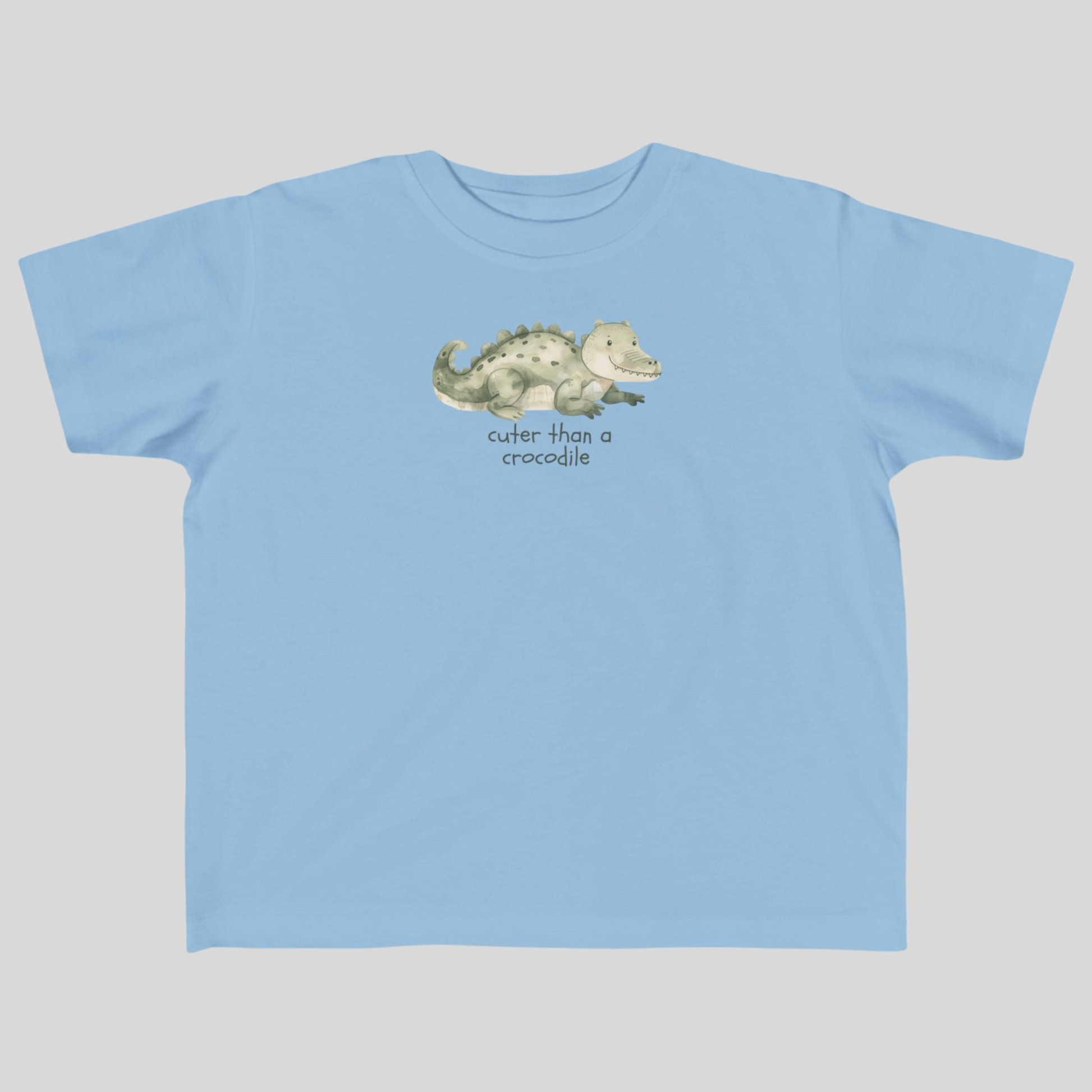 Cuter than a Crocodile Toddler T-shirt - Kids clothes - aunt uncle gift - aussie toddler clothes - australian animal