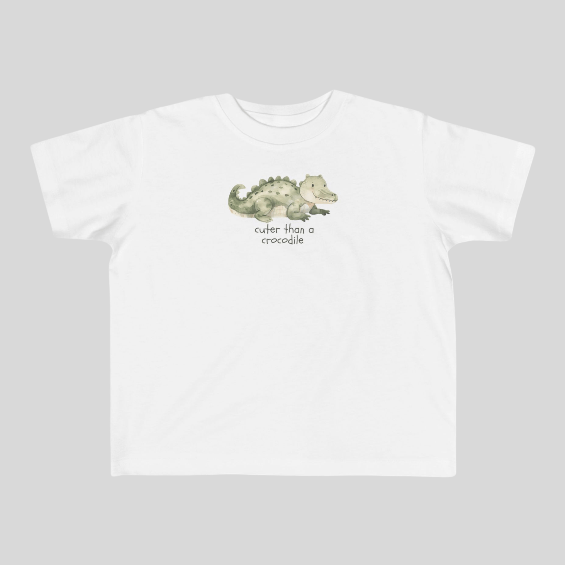 Cuter than a Crocodile Toddler T-shirt - Kids clothes - aunt uncle gift - aussie toddler clothes - australian animal