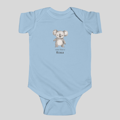 Cuter than a Koala - Australian Baby Bodysuit - Kids clothes - aunt uncle gifts - aussie baby - australian baby