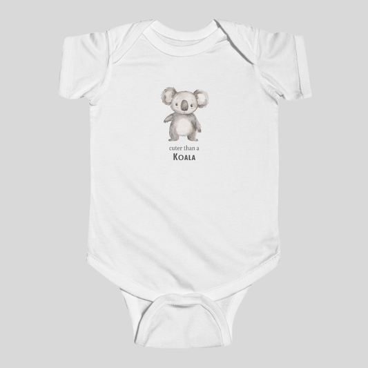 Cuter than a Koala - Australian Baby Bodysuit - Kids clothes - aunt uncle gifts - aussie baby - australian baby