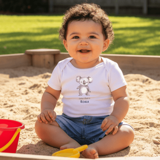 Cuter than a Koala - Australian Baby Bodysuit - Kids clothes - aunt uncle gifts - aussie baby - australian baby