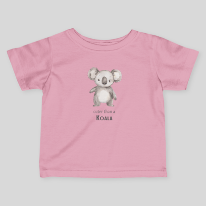 Cuter than a Koala - Australian Baby T-shirt - Baby T-shirt - adorable baby - aunt uncle gifts - aussie baby