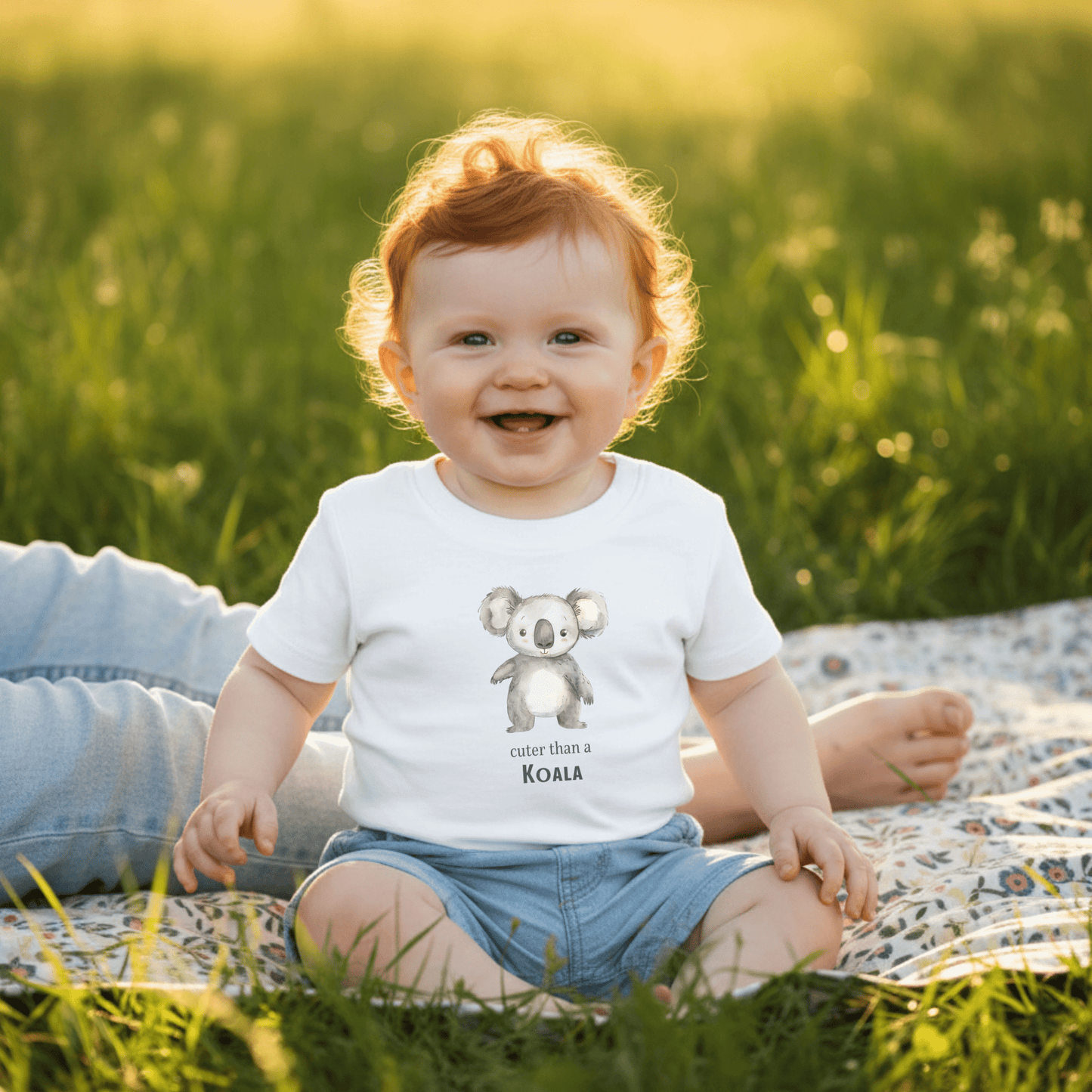 Cuter than a Koala - Australian Baby T-shirt - Baby T-shirt - adorable baby - aunt uncle gifts - aussie baby