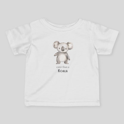 Cuter than a Koala - Australian Baby T-shirt - Baby T-shirt - adorable baby - aunt uncle gifts - aussie baby