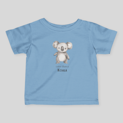 Cuter than a Koala - Australian Baby T-shirt - Baby T-shirt - adorable baby - aunt uncle gifts - aussie baby