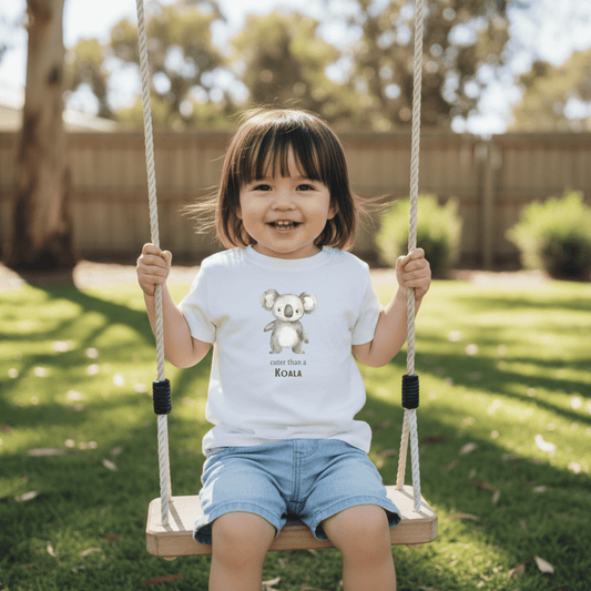 Cuter than a Koala - Australian Toddler T-shirt - Baby T-shirt - aunt uncle gifts - aussie themed - australian baby