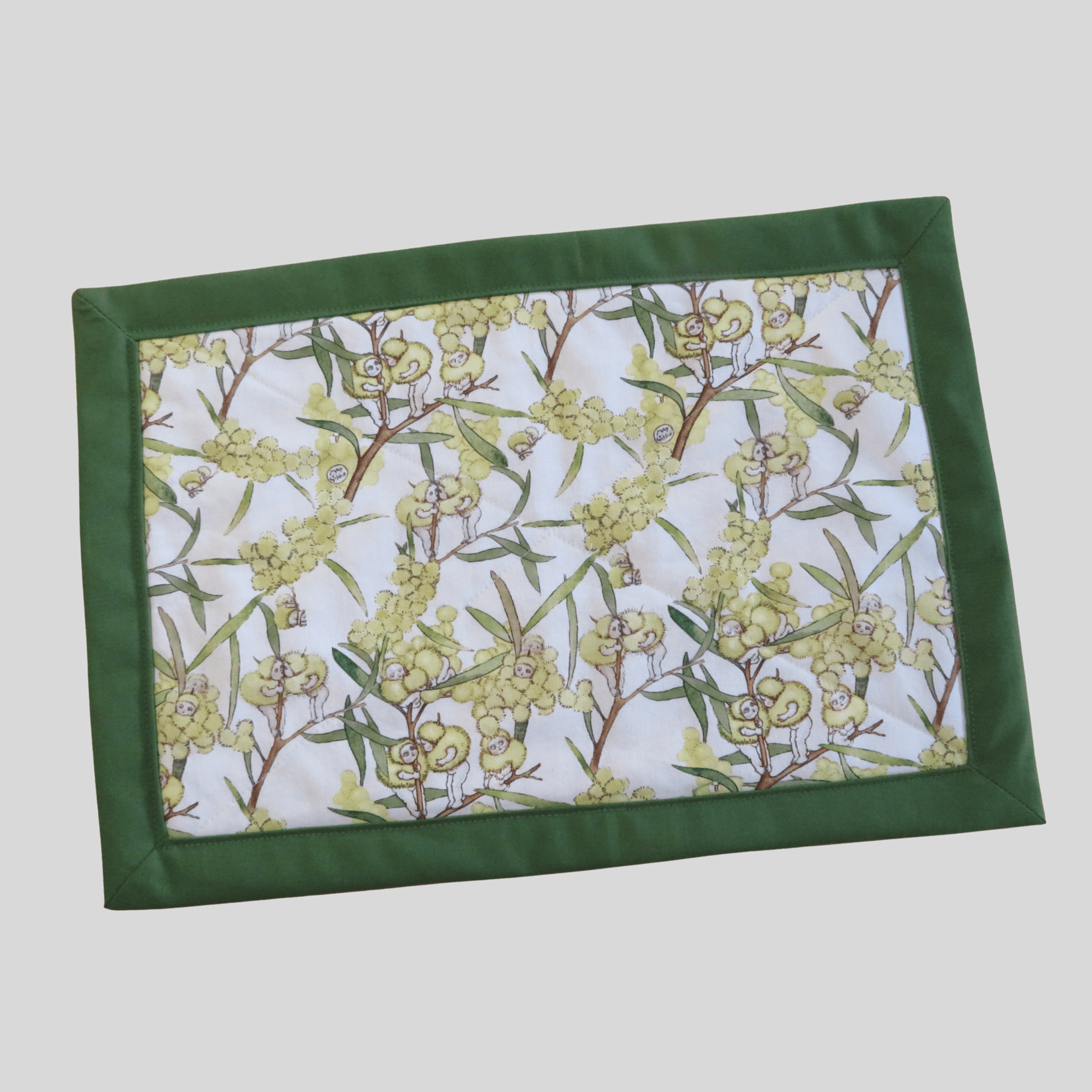 Gumnut Babies Placemats - Set of 2 - Soft & Washable - Kitchen Accessories - adult gifts - aunt uncle gifts - aussie kids