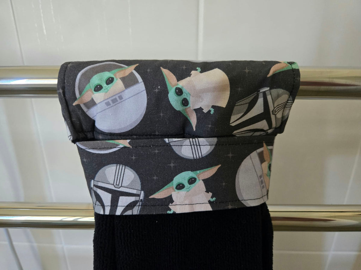 Handmade Hanging Hand Towels – Twin Pack | Mandalorian & May Gibbs - hand towels - custom gifts - hand towel twin pack - handmade australia