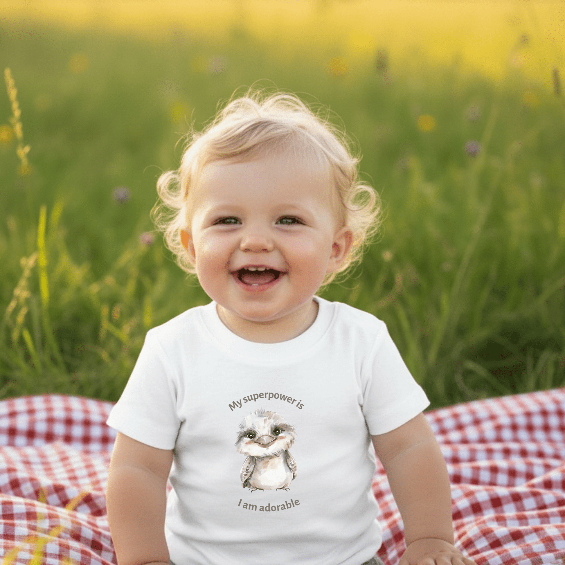 I am adorable - Australian Baby T-shirt - Baby T-shirt - adorable baby - aussie baby - australian baby