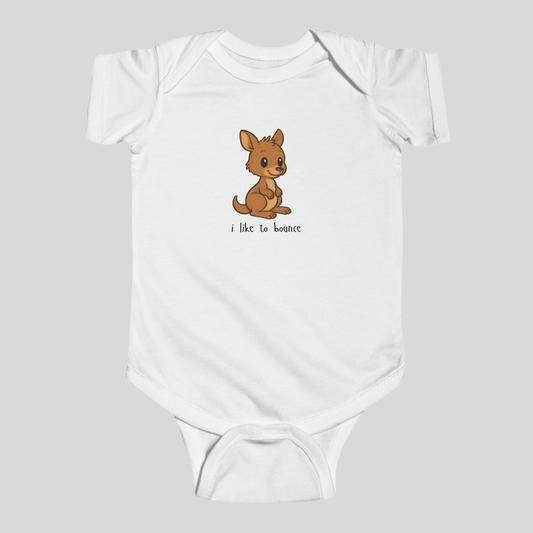 I like to Bounce - Australian Baby Bodysuit - Kids clothes - active baby - aunt uncle gift - australian baby