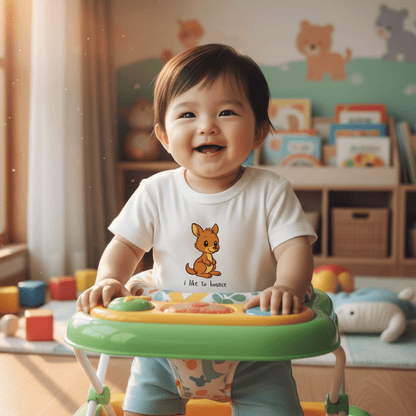 I like to Bounce - Australian Baby T-shirt - Kids clothes - australian baby - baby keepsake - baby shower gift