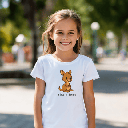 I like to Bounce - Australian Kids T-shirt - Kids clothes - active kids - aussie themed - australian wildlife
