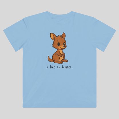 I like to Bounce - Australian Kids T-shirt - Kids clothes - active kids - aussie themed - australian wildlife
