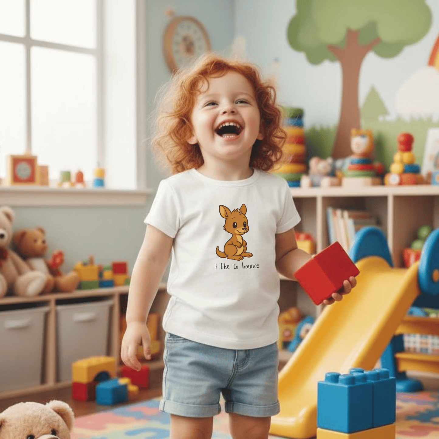 I like to Bounce - Australian Toddler T-shirt - Kids clothes - aunt uncle gifts - aussie themed - australian baby