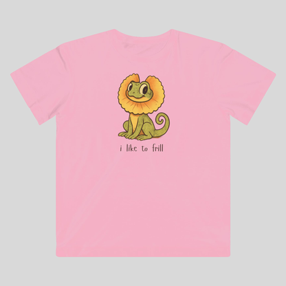 I like to Frill - Australian Kids T-Shirt - Kids clothes - aunt uncle gifts - aussie animals - australian wildlife