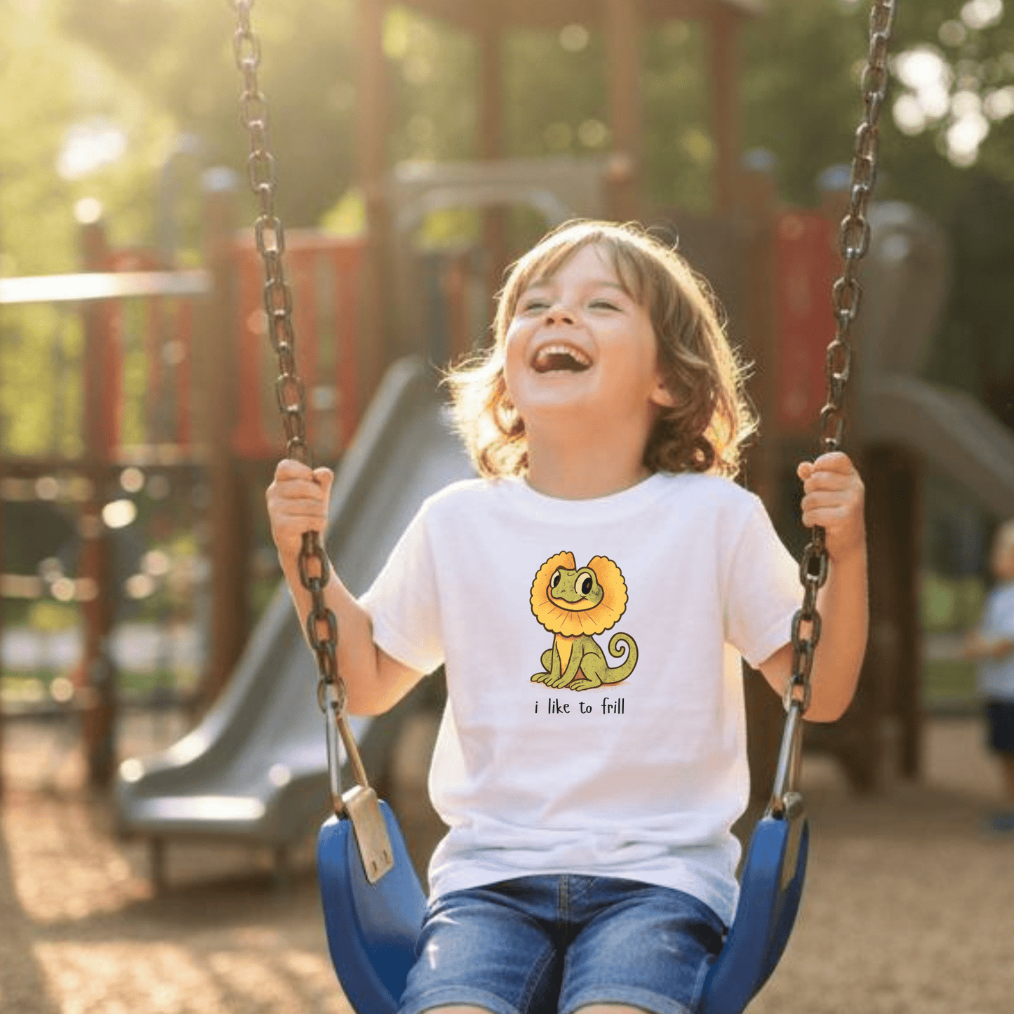 I like to Frill - Australian Kids T-Shirt - Kids clothes - aunt uncle gifts - aussie animals - australian wildlife