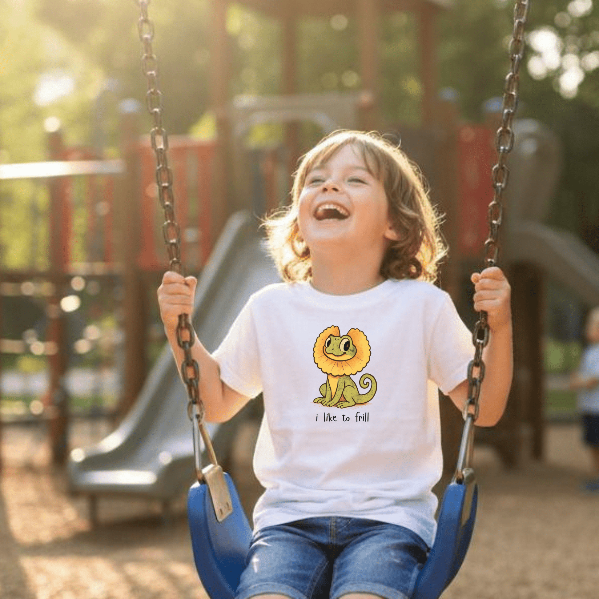 I like to Frill - Australian Kids T-Shirt - Kids clothes - aunt uncle gifts - aussie animals - australian wildlife