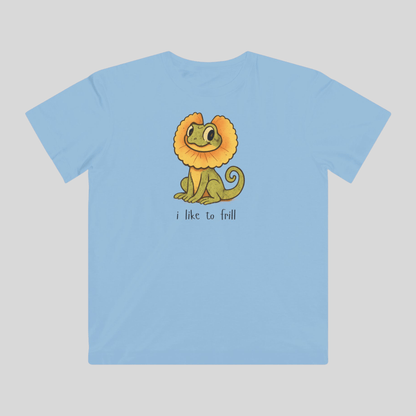 I like to Frill - Australian Kids T-Shirt - Kids clothes - aunt uncle gifts - aussie animals - australian wildlife