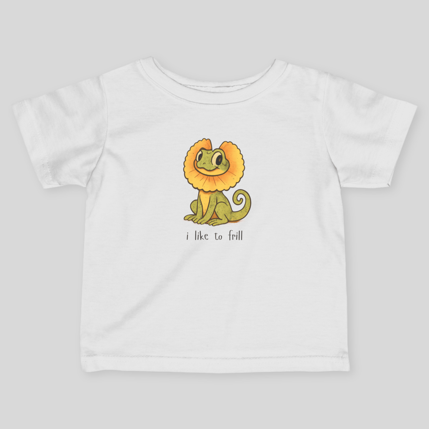 I like to Frill - Australian Toddler T-Shirt - Kids clothes - aunt uncle gift - aussie toddler clothes - australian reptile