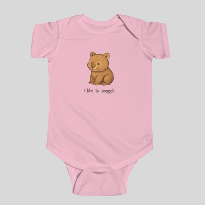 I like to snuggle - Australian Baby Bodysuit - Kids clothes - aunt uncle gift - australian baby - baby