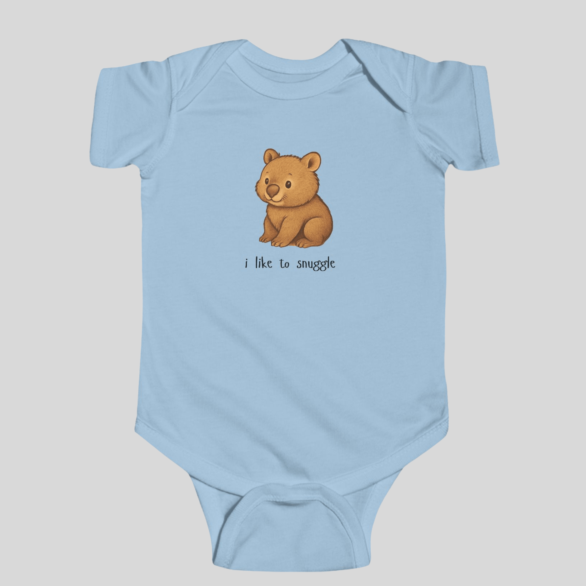 I like to snuggle - Australian Baby Bodysuit - Kids clothes - aunt uncle gift - australian baby - baby