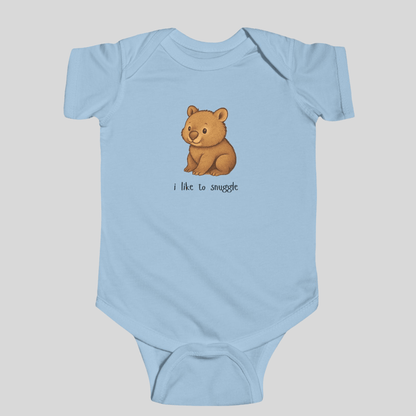 I like to snuggle - Australian Baby Bodysuit - Kids clothes - aunt uncle gift - australian baby - baby