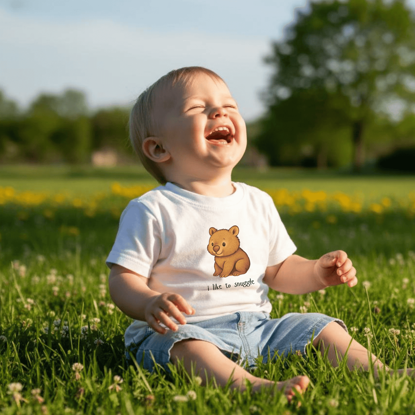 I like to snuggle - Australian Baby T-shirt - Kids clothes - australian baby - baby shower gift - baby t-shirt