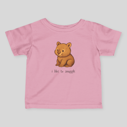 I like to snuggle - Australian Baby T-shirt - Kids clothes - australian baby - baby shower gift - baby t-shirt