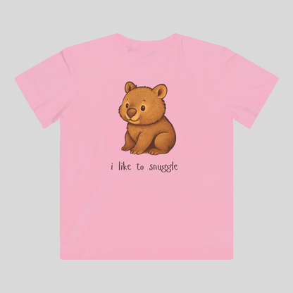 I Like to Snuggle - Australian Kids T-Shirt - Kids Clothing - active kids - aussie themed - australian wildlife