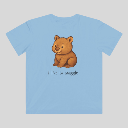 I Like to Snuggle - Australian Kids T-Shirt - Kids Clothing - active kids - aussie themed - australian wildlife