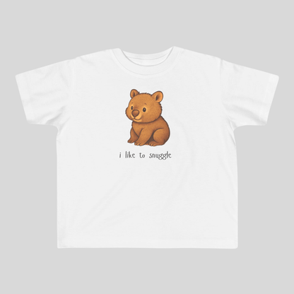 I like to snuggle - Australian Toddler T-shirt - Kids clothes - aunt uncle gifts - aussie themed - australian baby