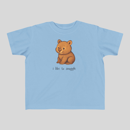 I like to snuggle - Australian Toddler T-shirt - Kids clothes - aunt uncle gifts - aussie themed - australian baby
