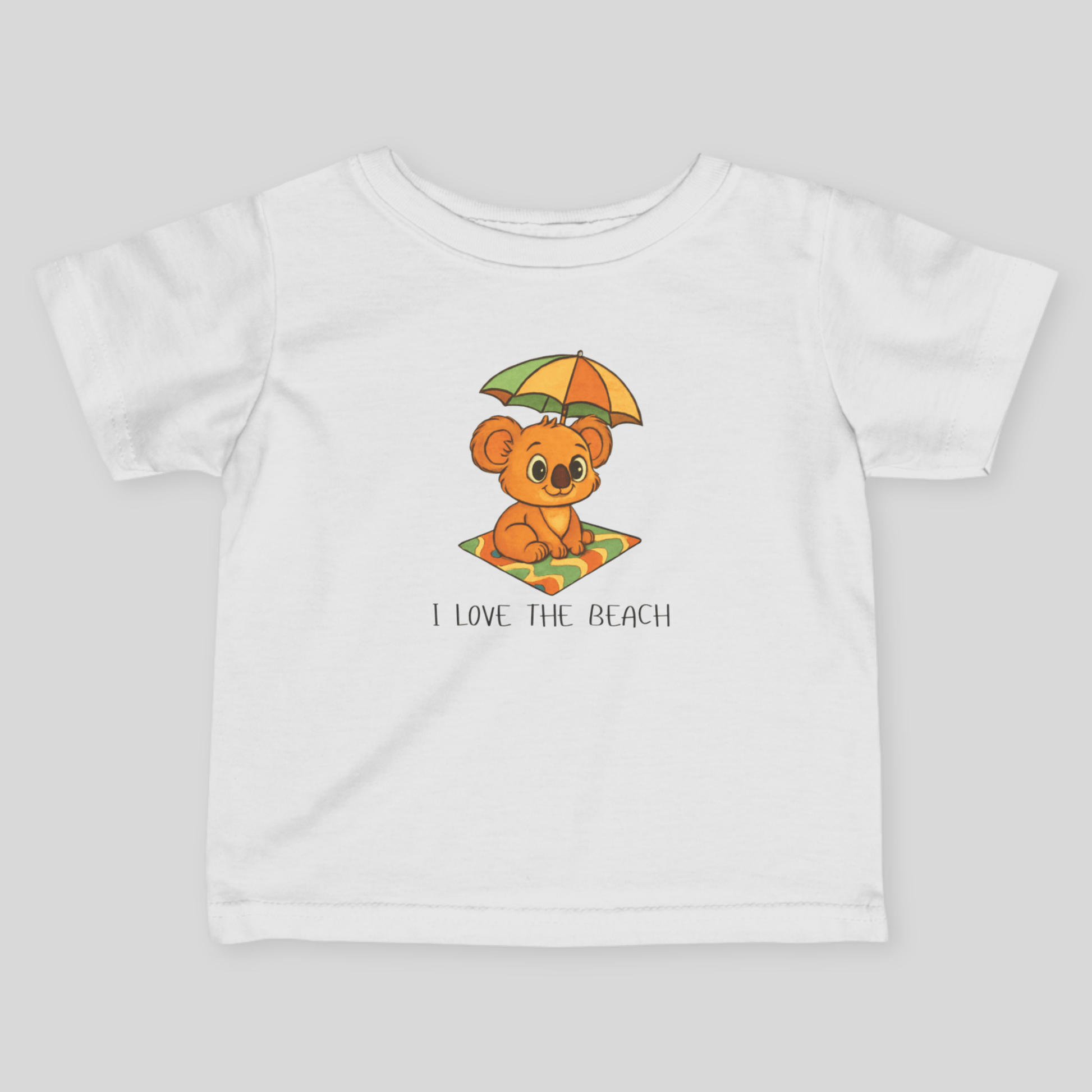 I love the Beach - Australian Baby T-shirt - Kids clothes - australian baby - baby shower gift - baby t-shirt