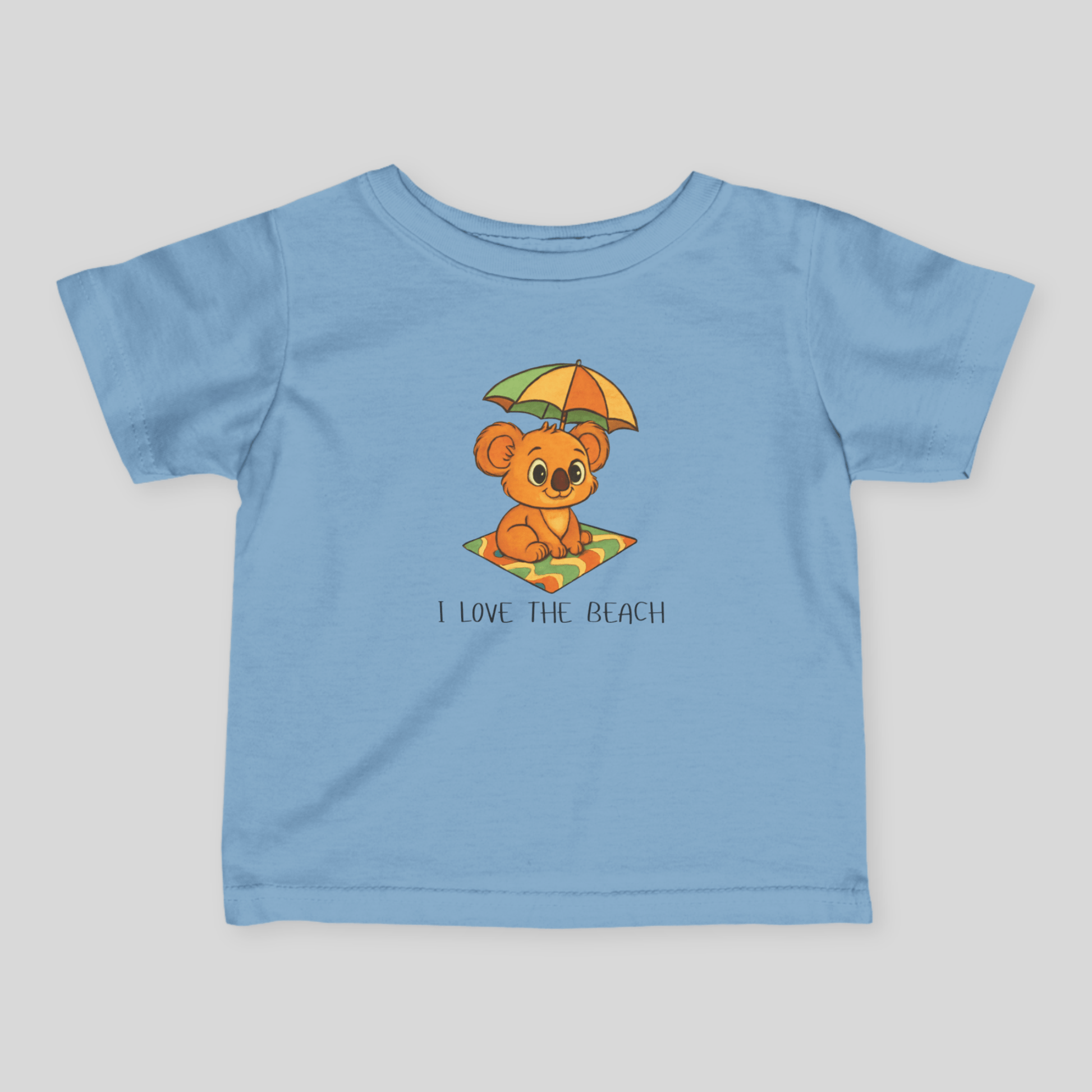 I love the Beach - Australian Baby T-shirt - Kids clothes - australian baby - baby shower gift - baby t-shirt