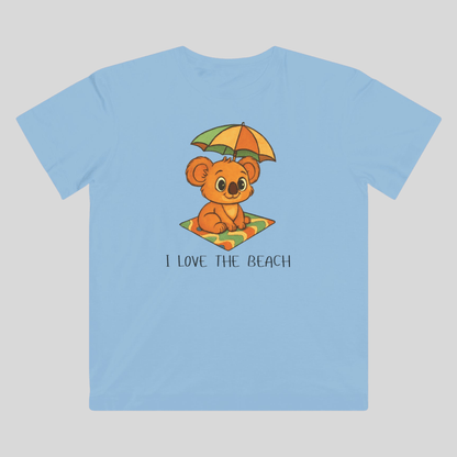 I love the Beach - Australian Kids T-shirt - Kids clothes - aunt uncle gifts - australian wildlife - baby shower